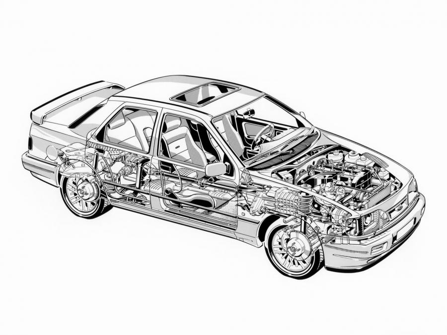  Ford Sierra Cosworth 4x4 1990 года  (фото 2 из 6)